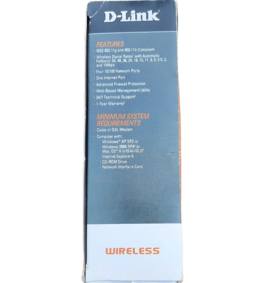📦🎈3 for $10🎈iD-Link WBR-1310 Wireless G Router NIB - Picture 5 of 6